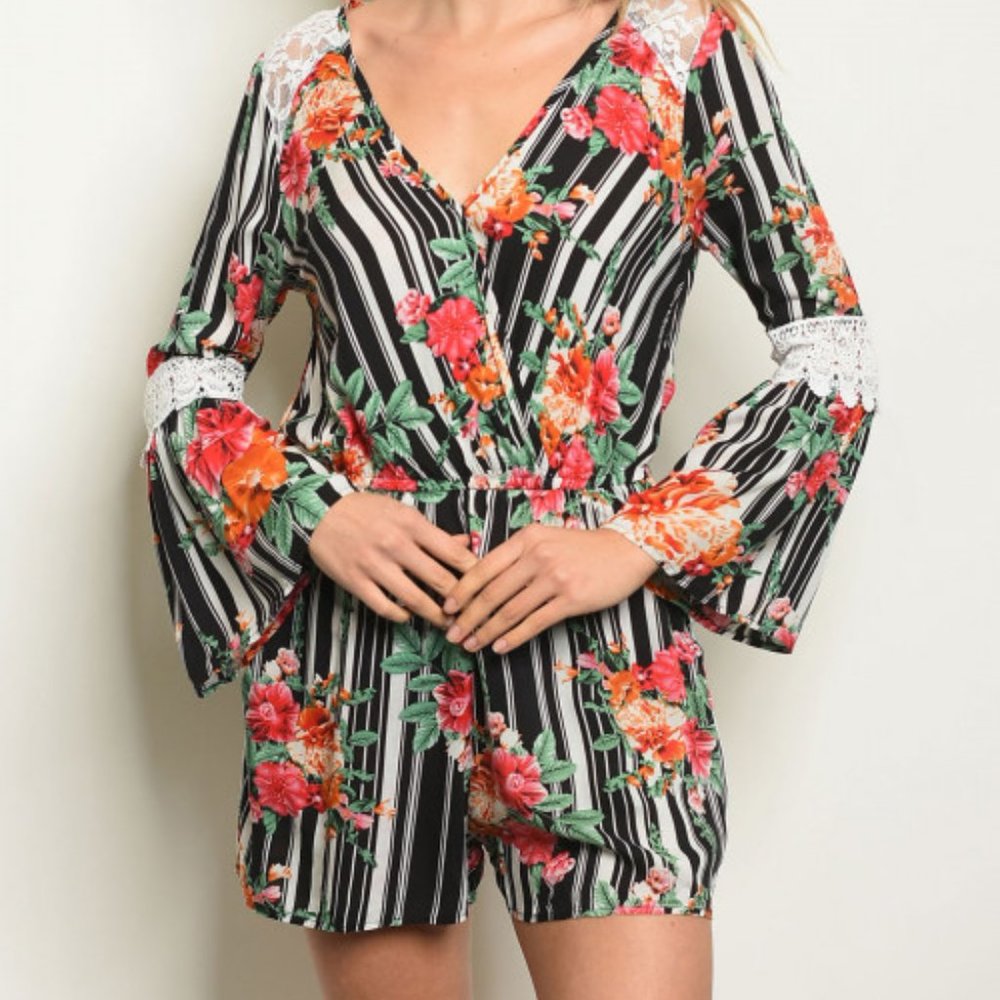 Floral Romper, Romper, cute